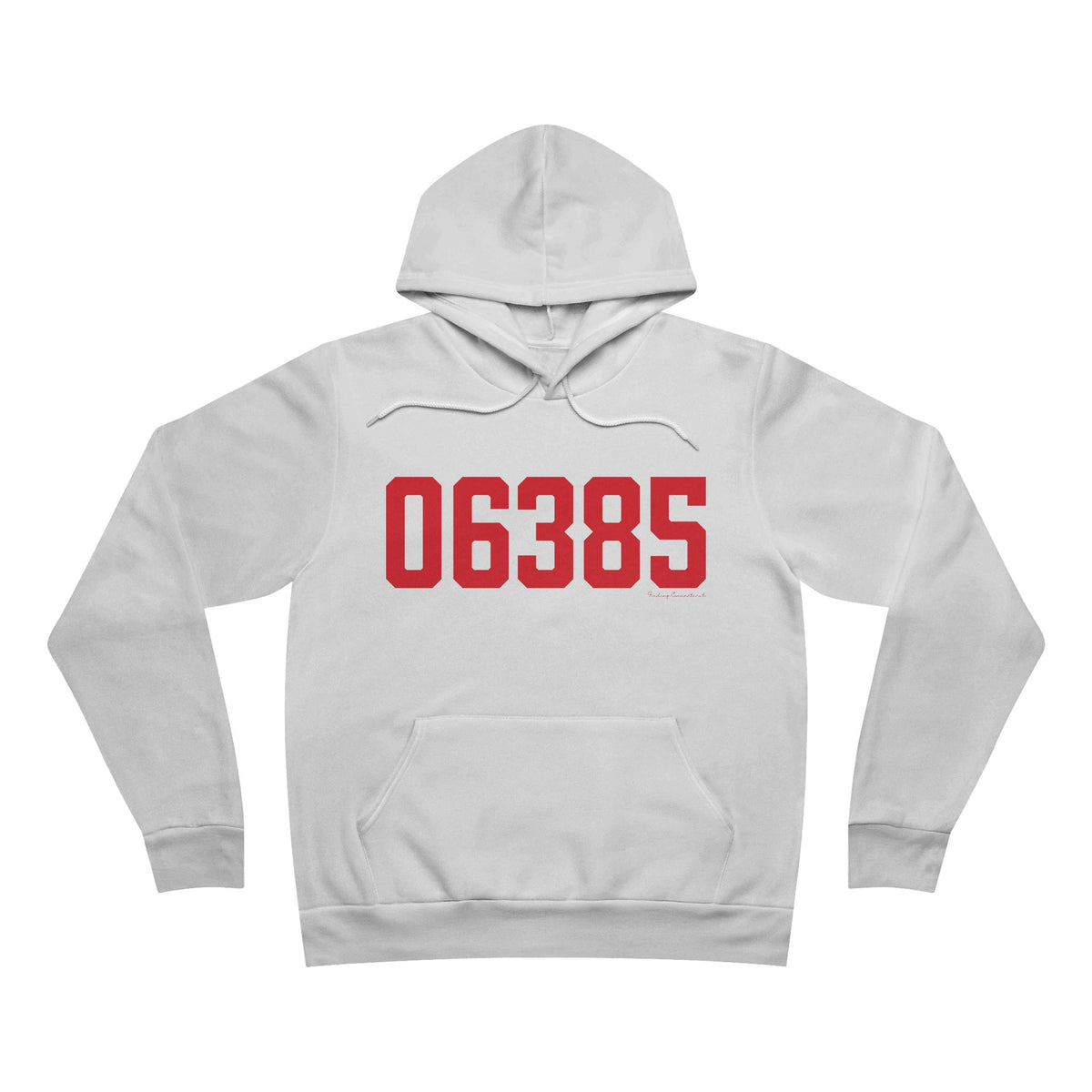06385 Waterford Connecticut Zip Code Unisex Sponge Fleece Pullover Hoodie
