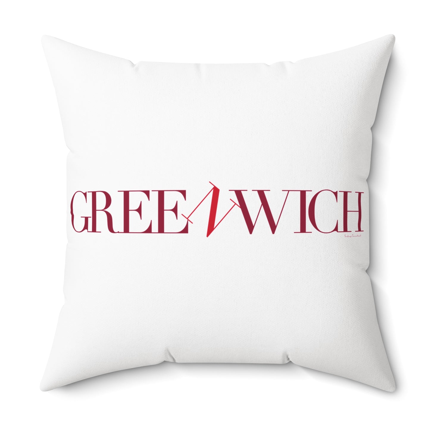 41 Tilt Greenwich Spun Polyester Square Pillow