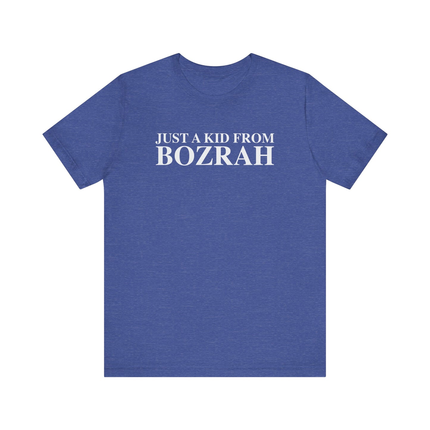 Just a kid from Bozrah Unisex Jersey Short Sleeve T-Shirt