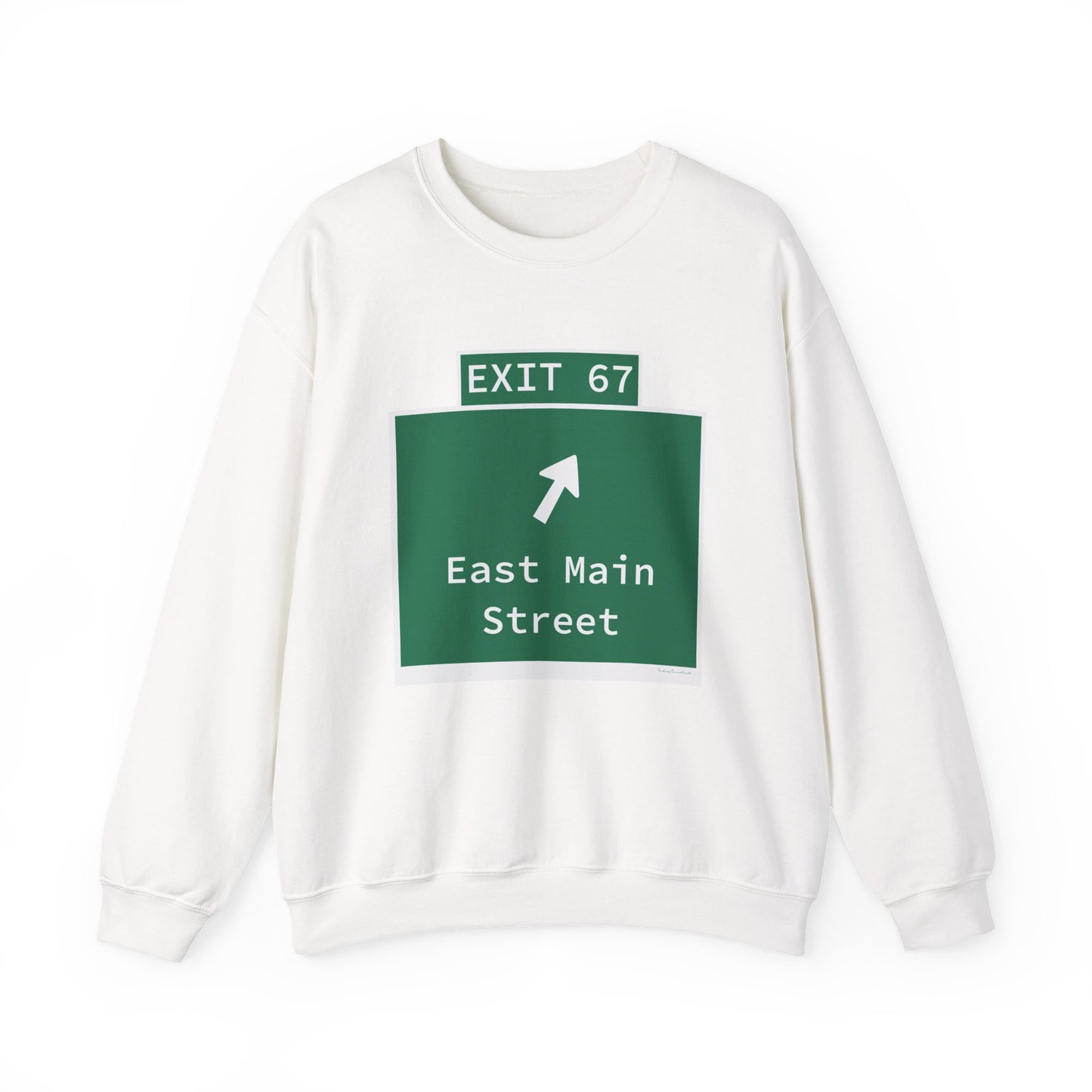 Vintage WCP Exit 67 Sign Unisex Heavy Blend™ Crewneck Sweatshirt