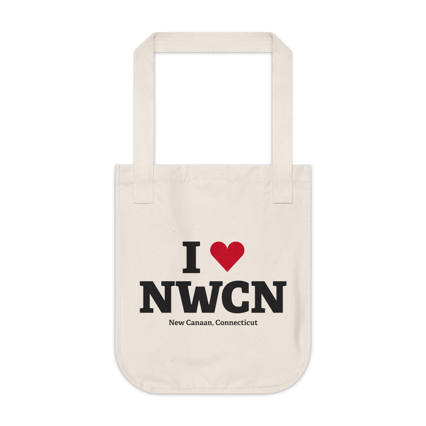 I Heart NWCN Organic Canvas Tote Bag