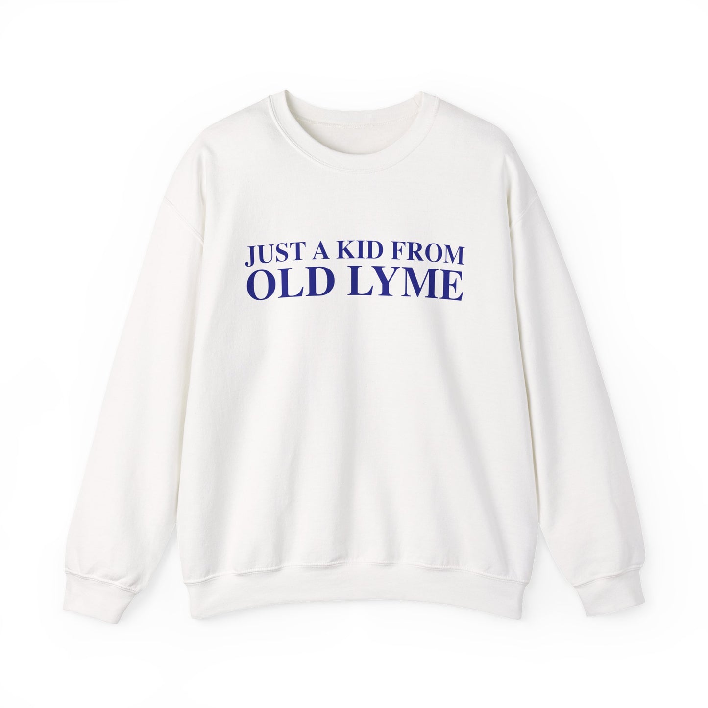 Just a kid from Old Lyme Unisex Heavy Blend™ Crewneck Sweatshirt