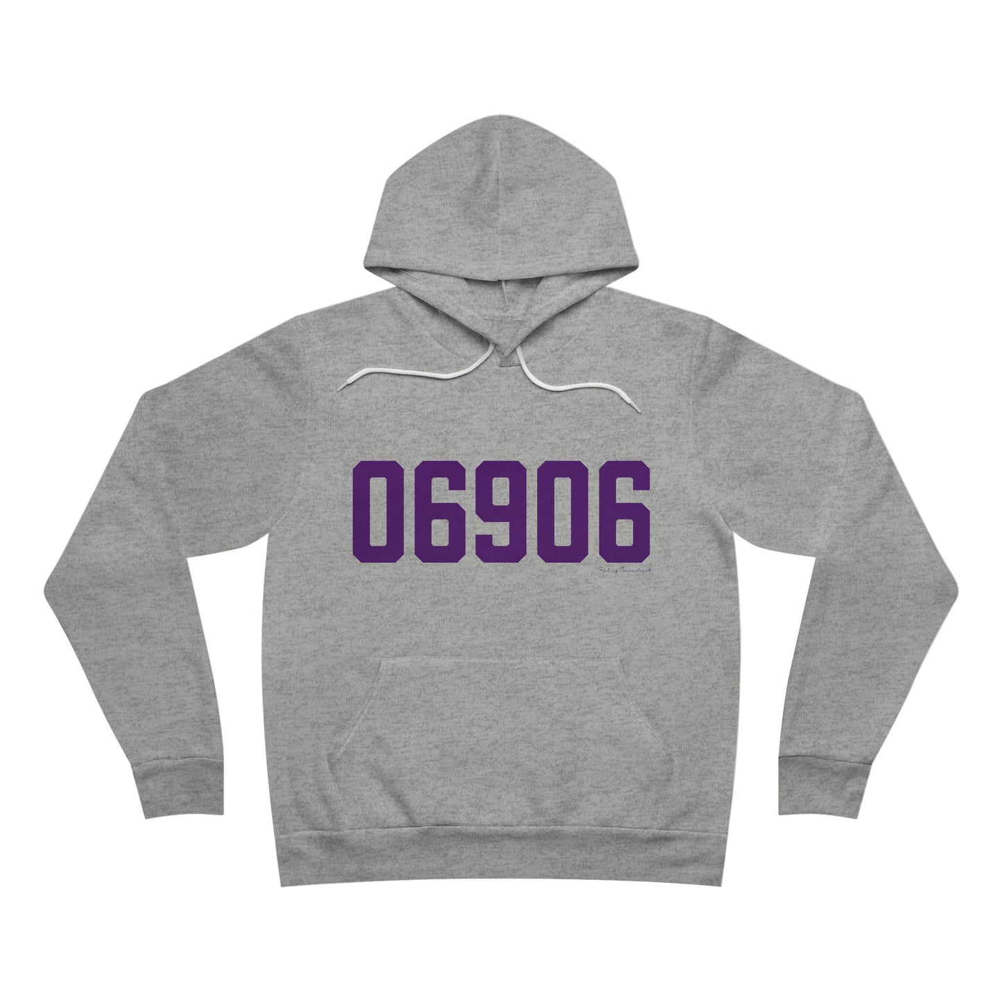 06906 Stamford Connecticut Zip Code Unisex Sponge Fleece Pullover Hoodie Sweatshirt