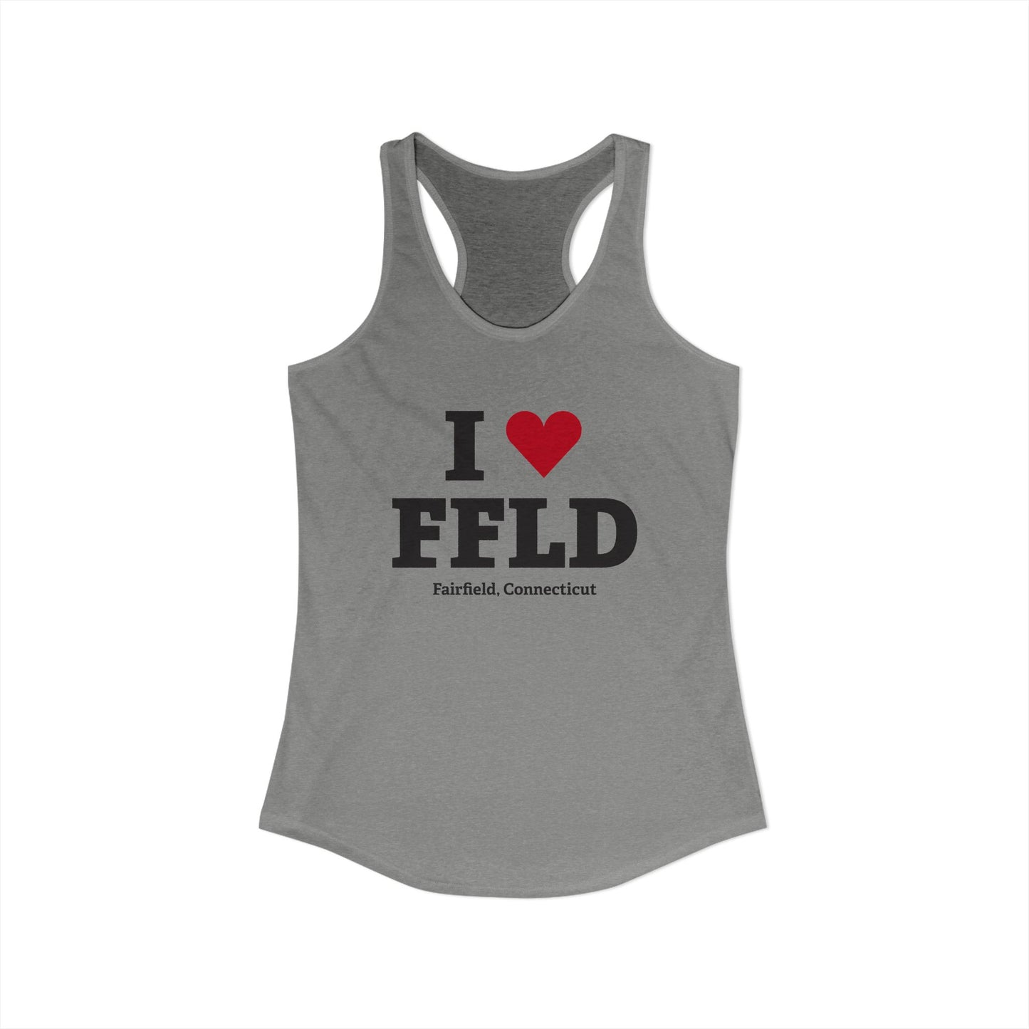 I Heart FFLD Women's Ideal Racerback Tank Top