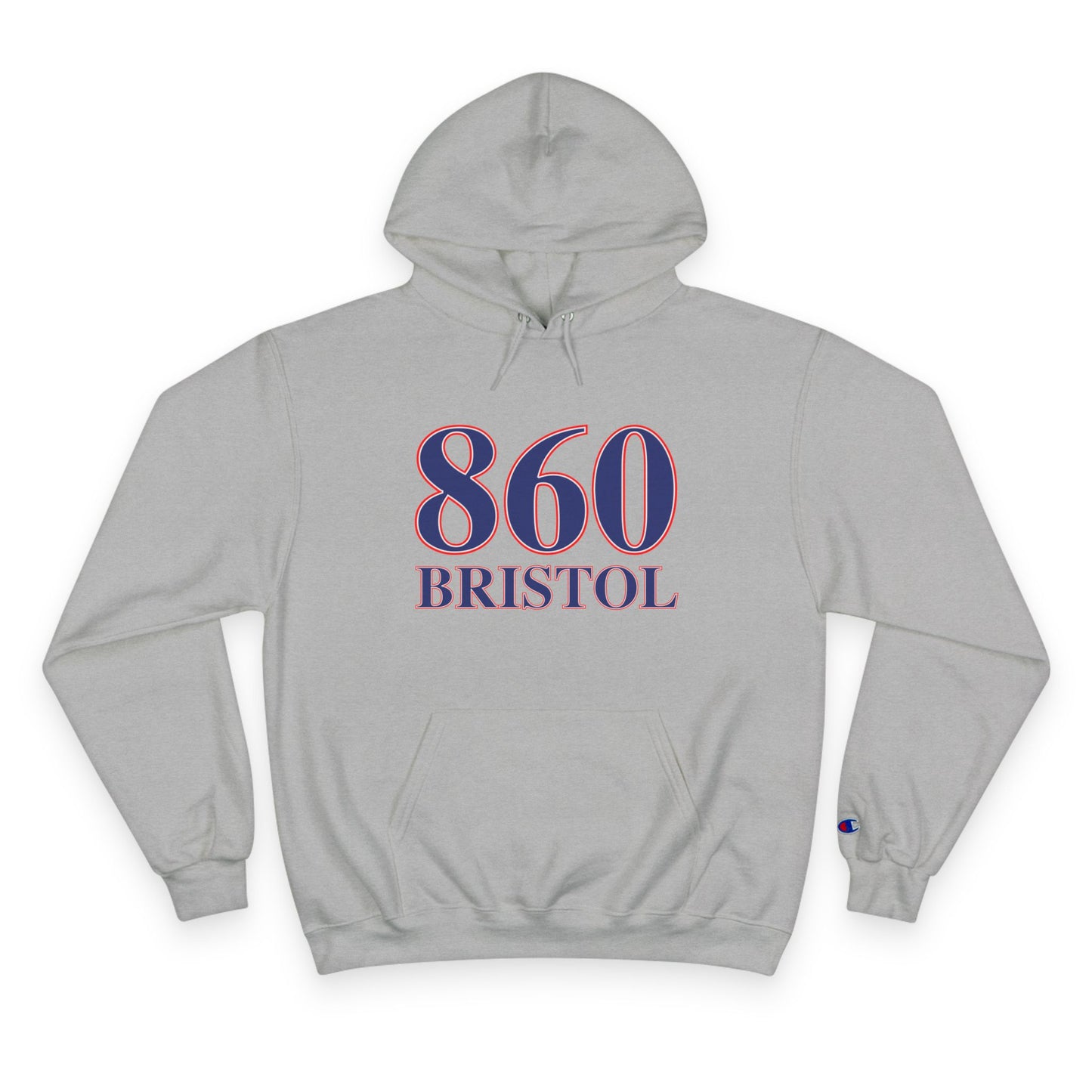 860 Bristol Red White & Blue Champion Hoodie