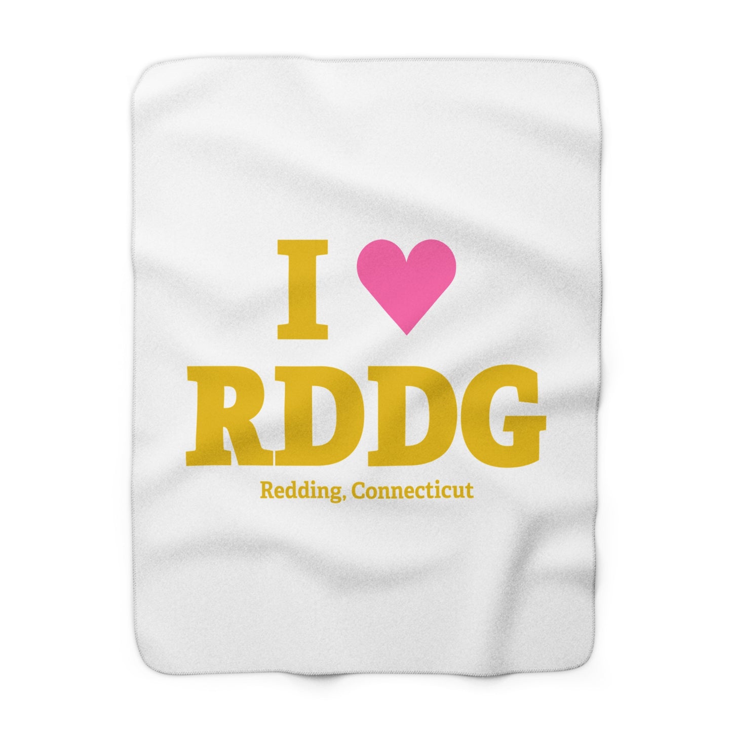 I Heart RDDG Sherpa Fleece Blanket