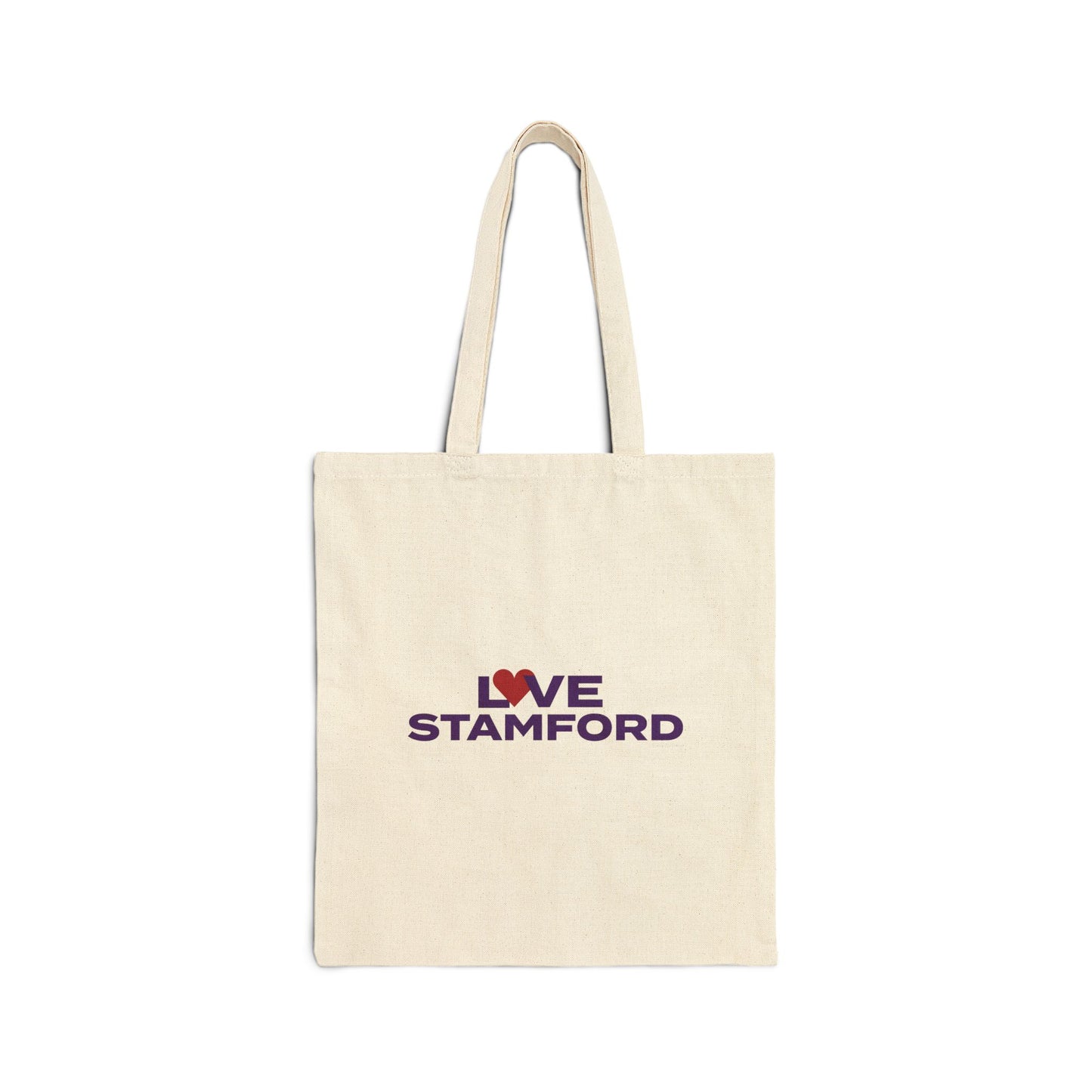 Love Stamford Cotton Canvas Tote Bag