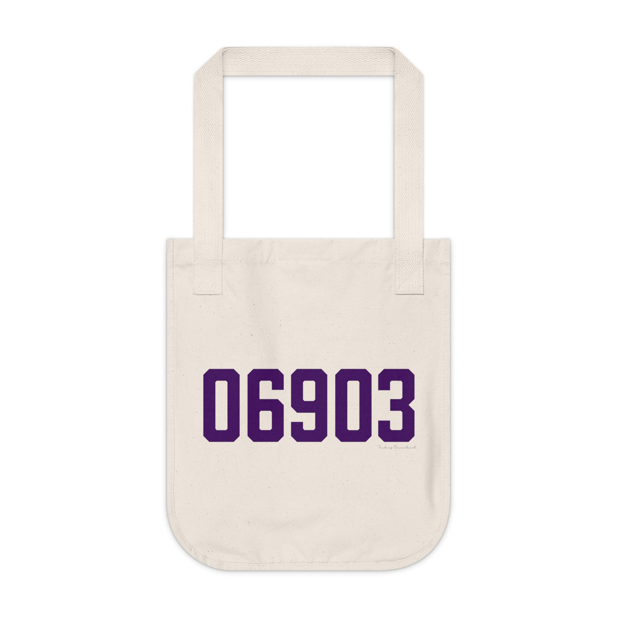 06903 Stamford Connecticut Zip Code Organic Canvas Tote Bag