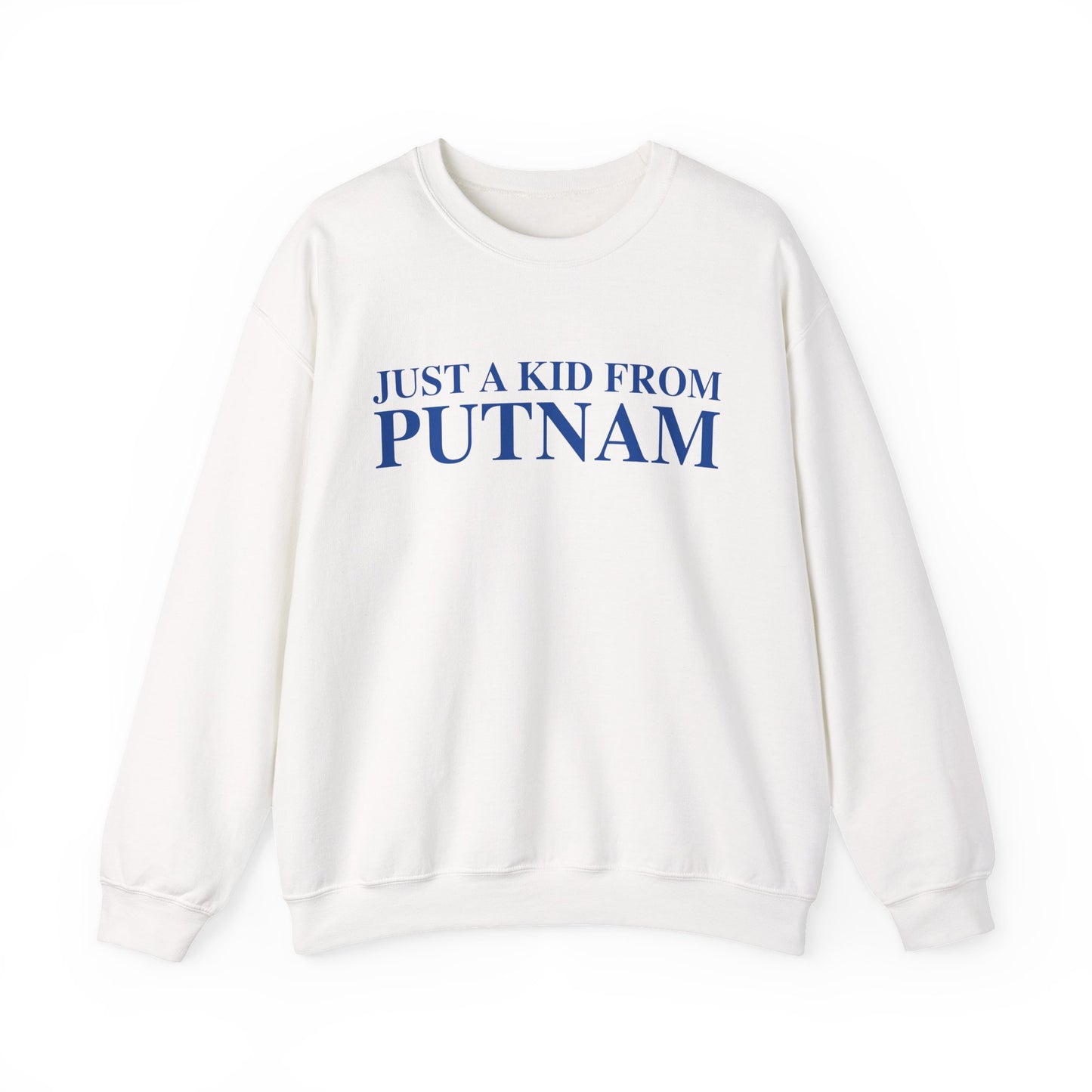Just a kid from Putnam Unisex Heavy Blend™ Crewneck Sweatshirt