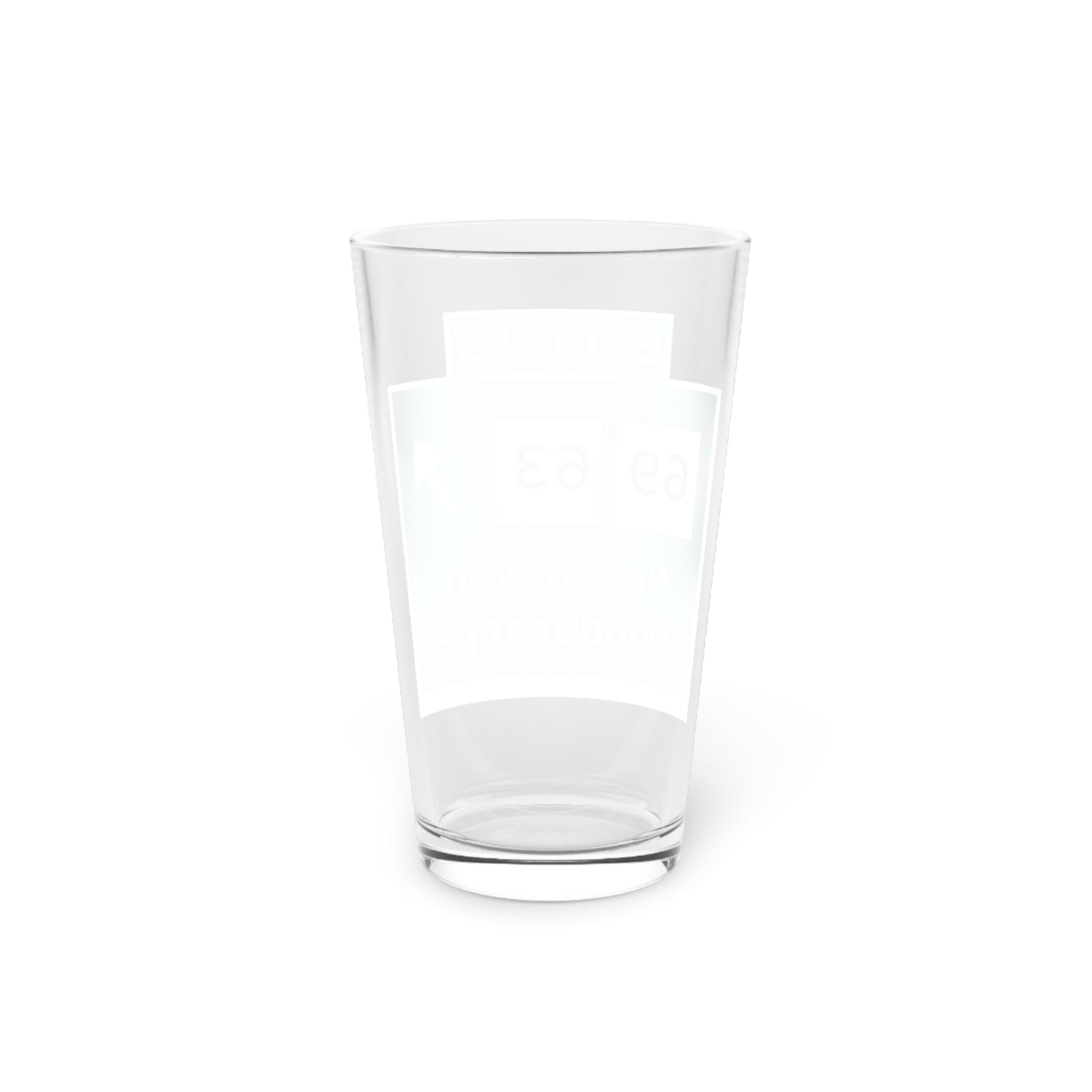 Vintage WCP Exit 59 Sign Pint Glass, 16oz