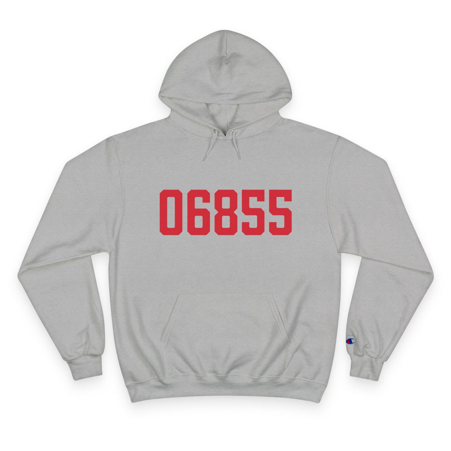 06855 Norwalk Connecticut Zip Code Champion Hoodie Sweatshirt