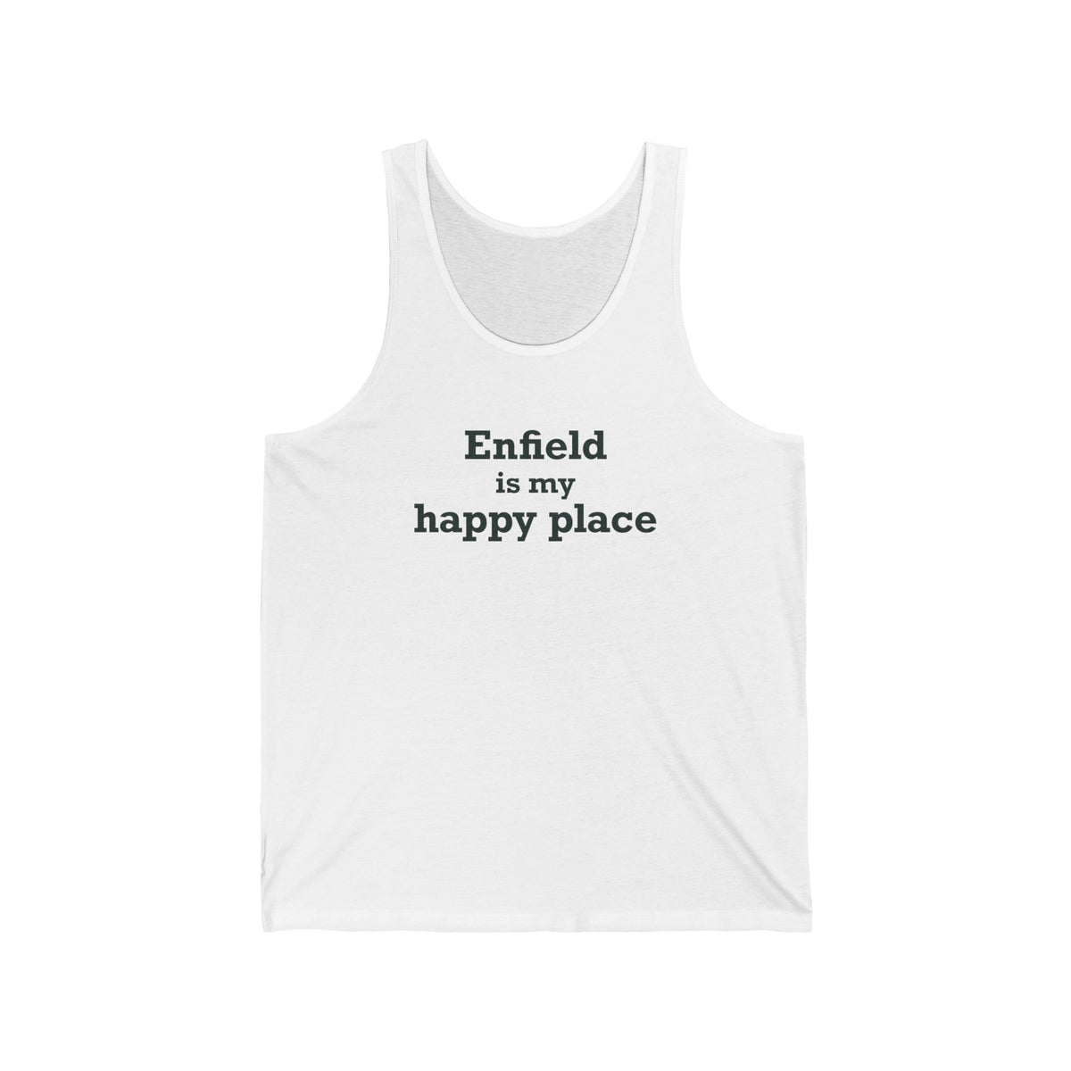 Enfield My Happy Place Unisex Jersey Tank Top