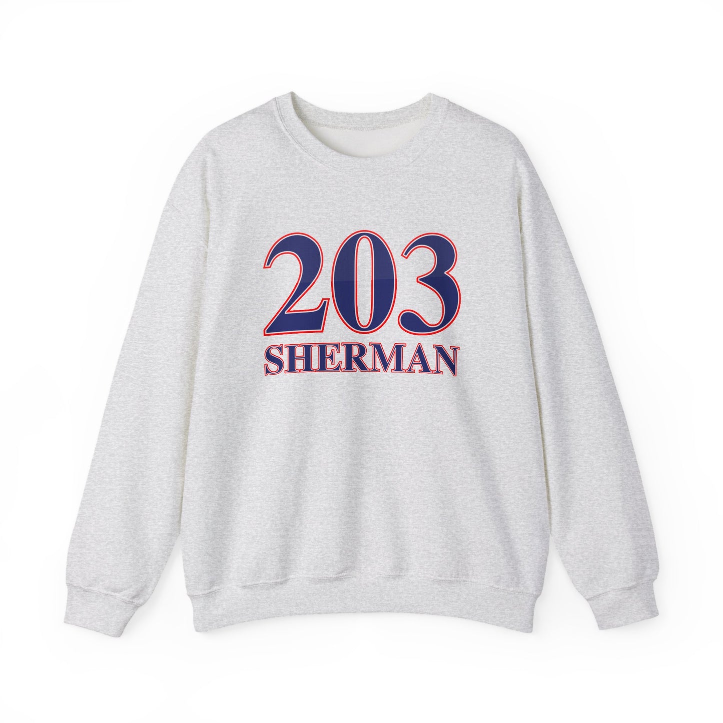 203 Sherman Red White & Blue Unisex Heavy Blend™ Crewneck Sweatshirt