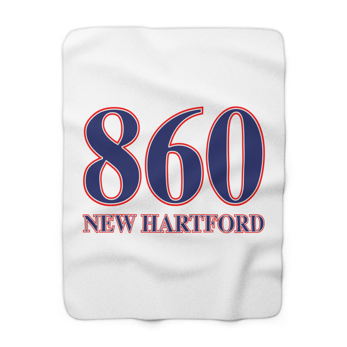 New Hartford Red, White & Blue Sherpa Fleece Blanket