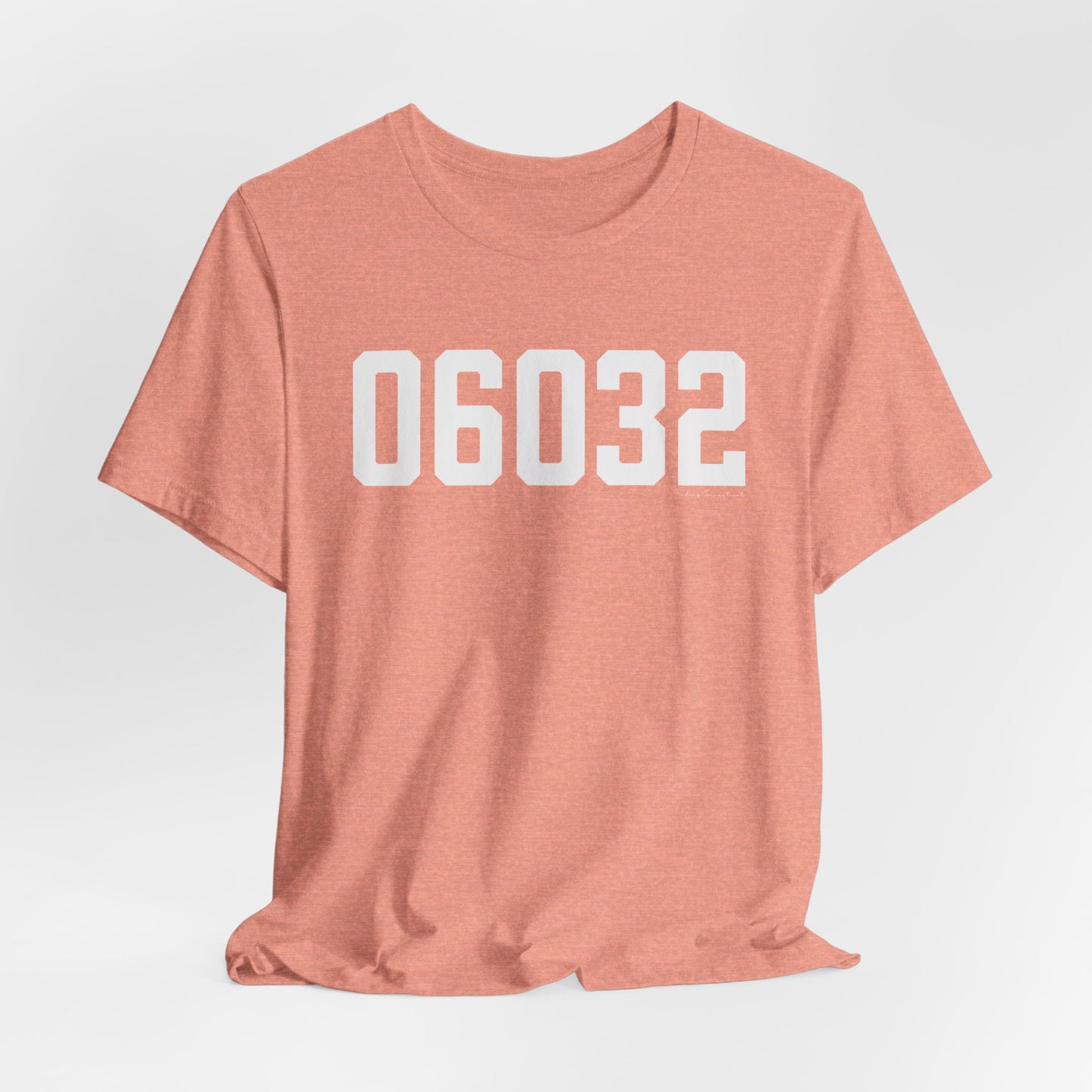 06032 - Farmington CT Zip Code Unisex Jersey Short Sleeve T-Shirt