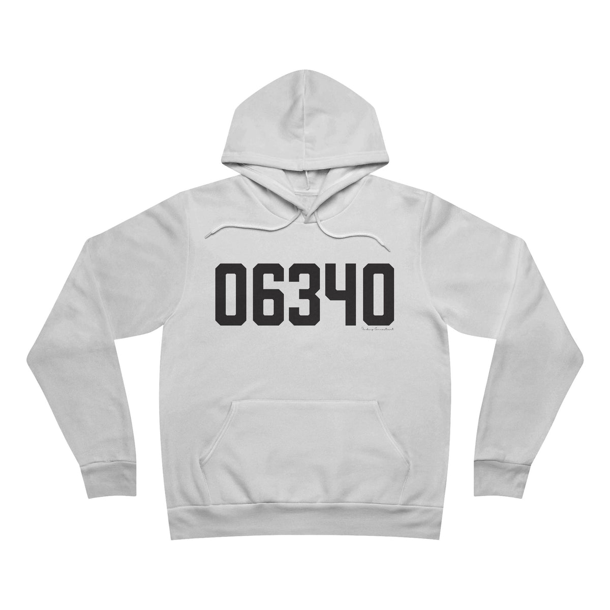 06340 Groton Connecticut Zip Code Unisex Sponge Fleece Pullover Hoodie