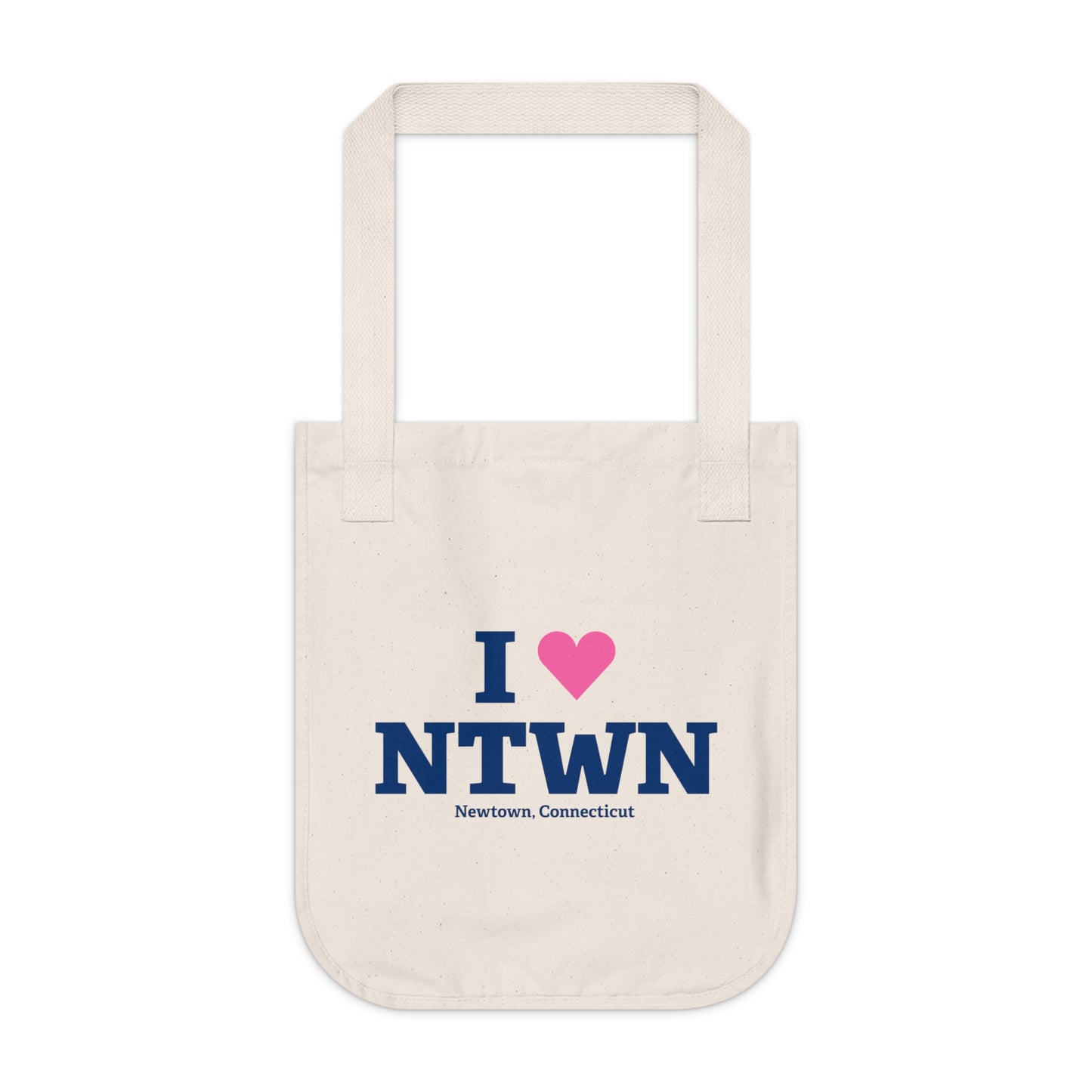 I Heart NTWN Organic Canvas Tote Bag