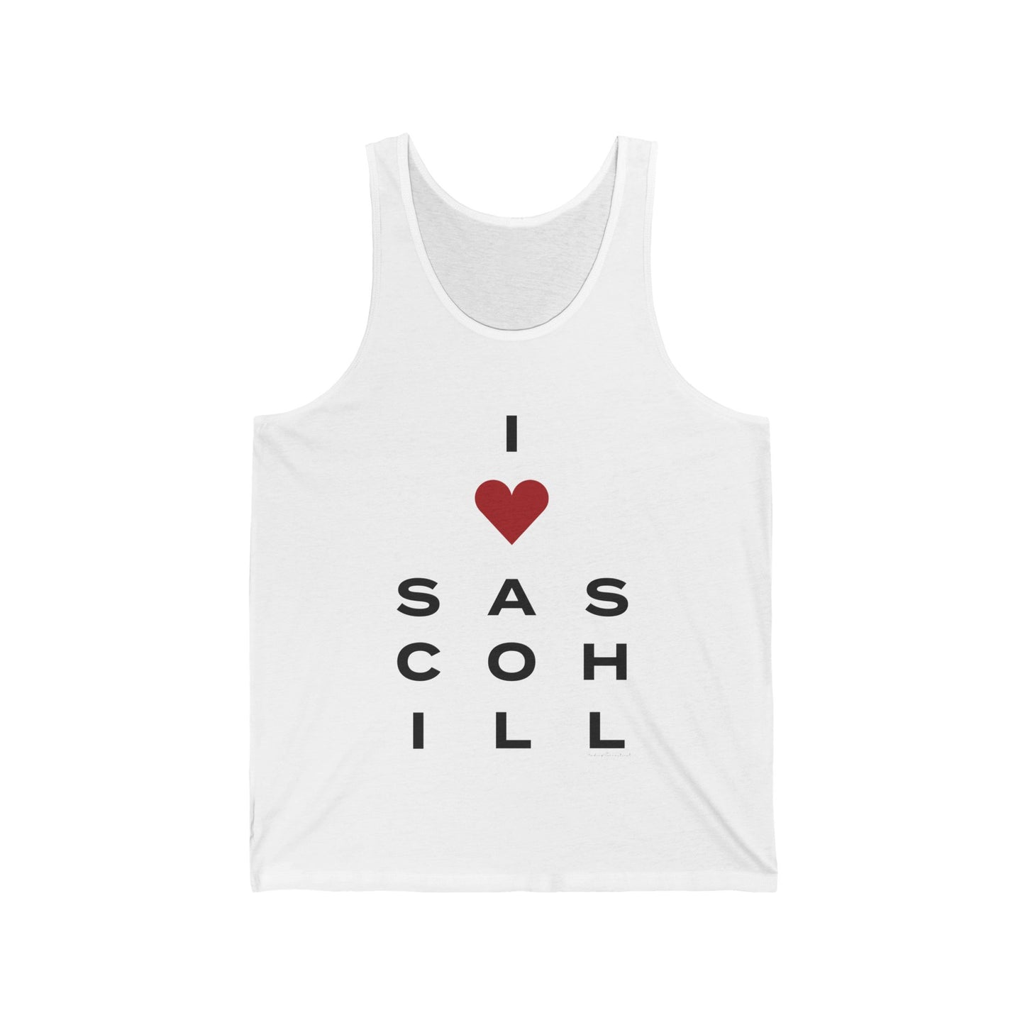 Sasco Hills Vision Unisex Jersey Tank Top