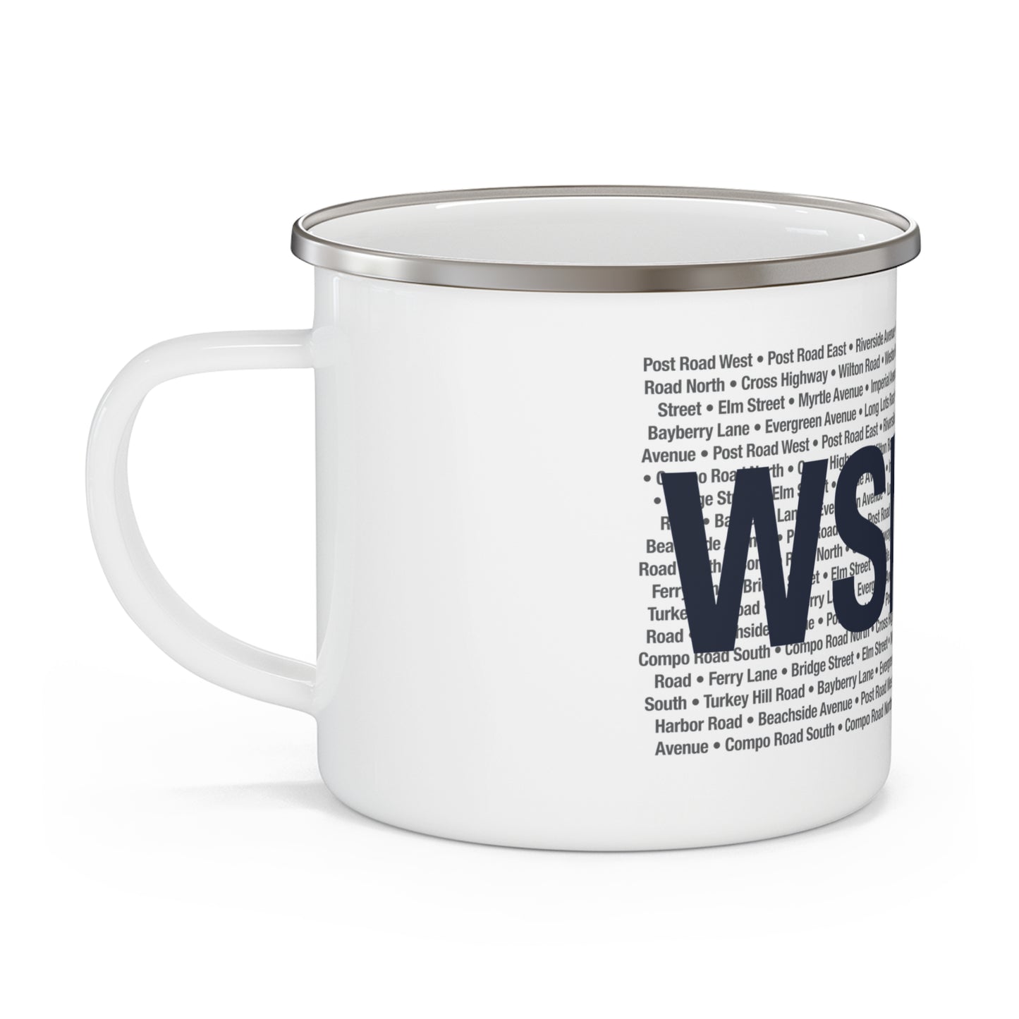 Westport Love Enamel Camping Mug