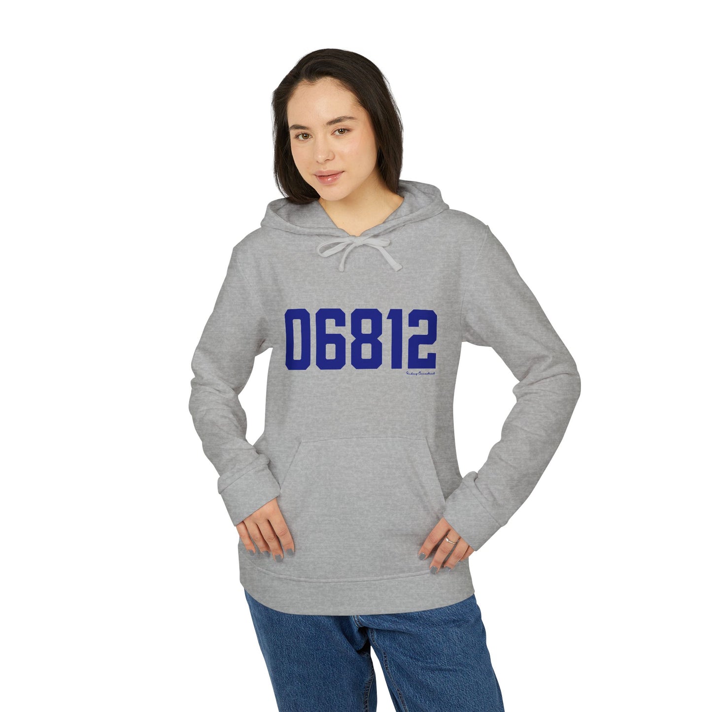 06812 New Fairfield Connecticut Zip Code adidas Unisex Fleece Hoodie Sweatshirt
