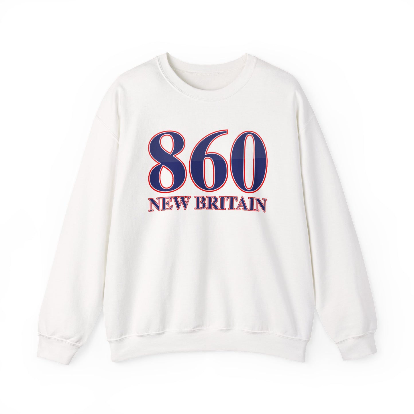 860 New Britain Red White & Blue Unisex Heavy Blend™ Crewneck Sweatshirt
