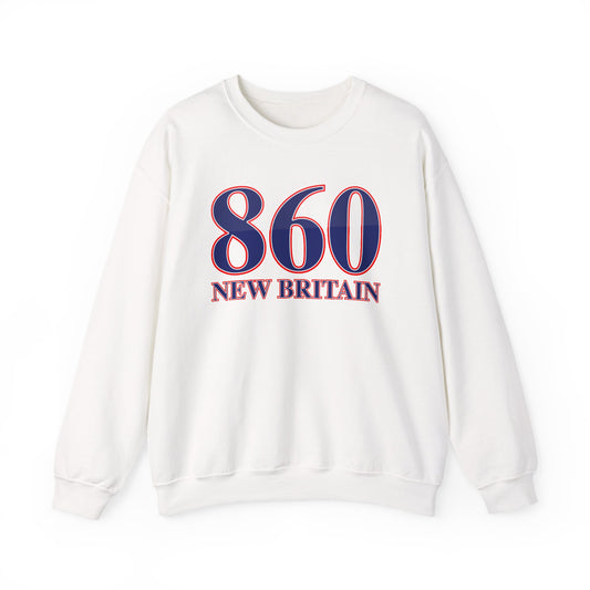 860 New Britain Red White & Blue Unisex Heavy Blend™ Crewneck Sweatshirt
