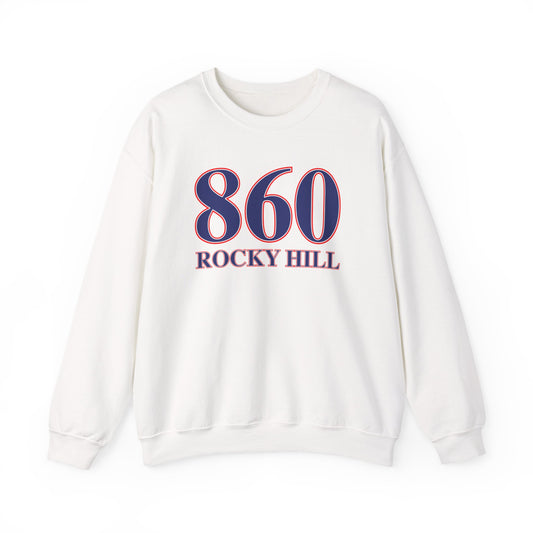 860 Rocky Hill Red White & Blue Unisex Heavy Blend™ Crewneck Sweatshirt