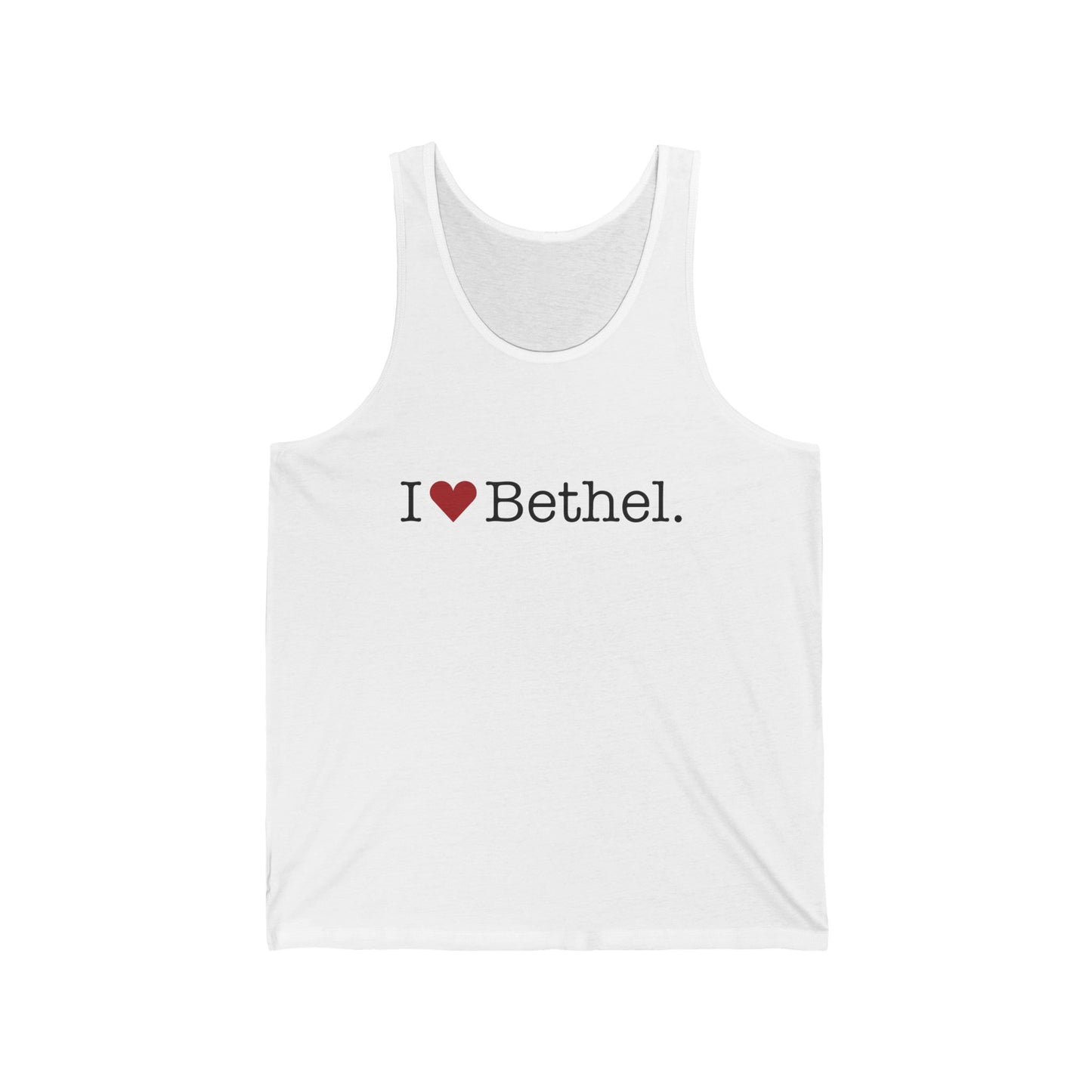 I Heart Bethel. Unisex Jersey Tank Top