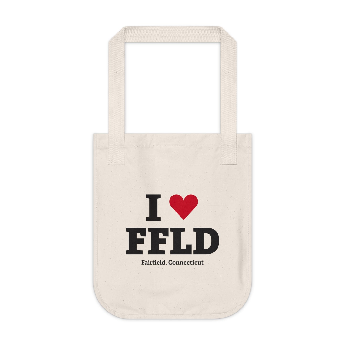 I Heart FFLD Organic Canvas Tote Bag