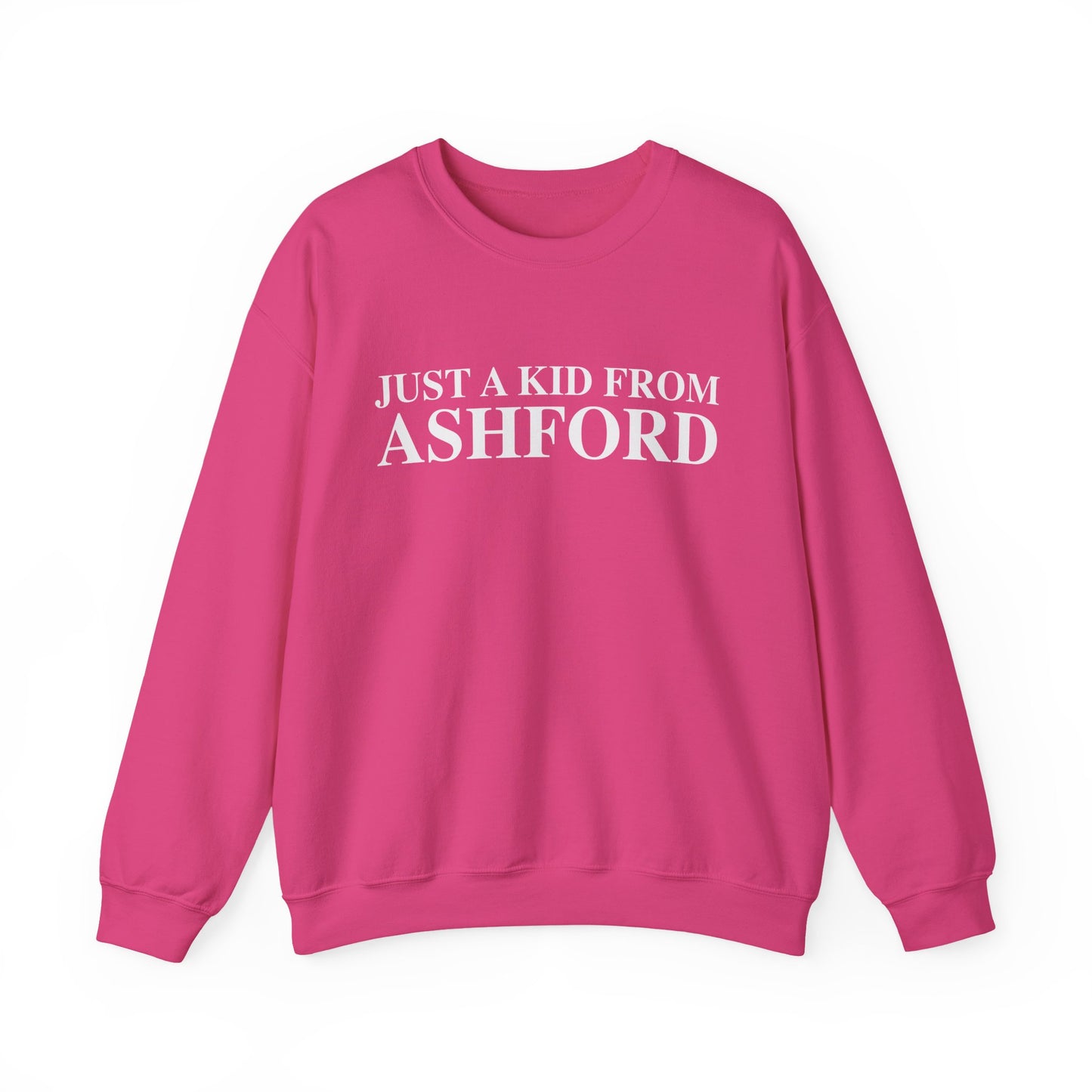 Just a kid from Ashford Unisex Heavy Blend™ Crewneck Sweatshirt