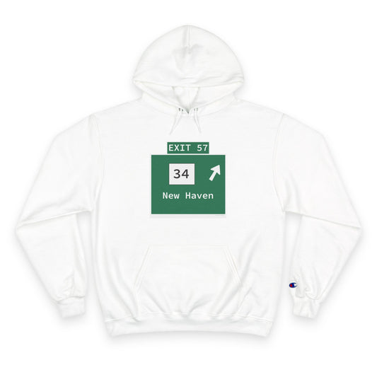 Vintage WCP Exit 57 Sign Champion Hoodie