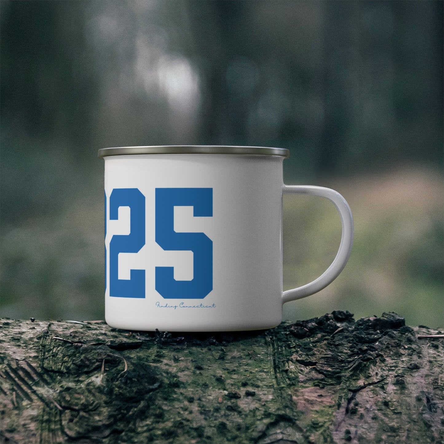 06825 Fairfield Connecticut Zip Code Enamel Camping Mug