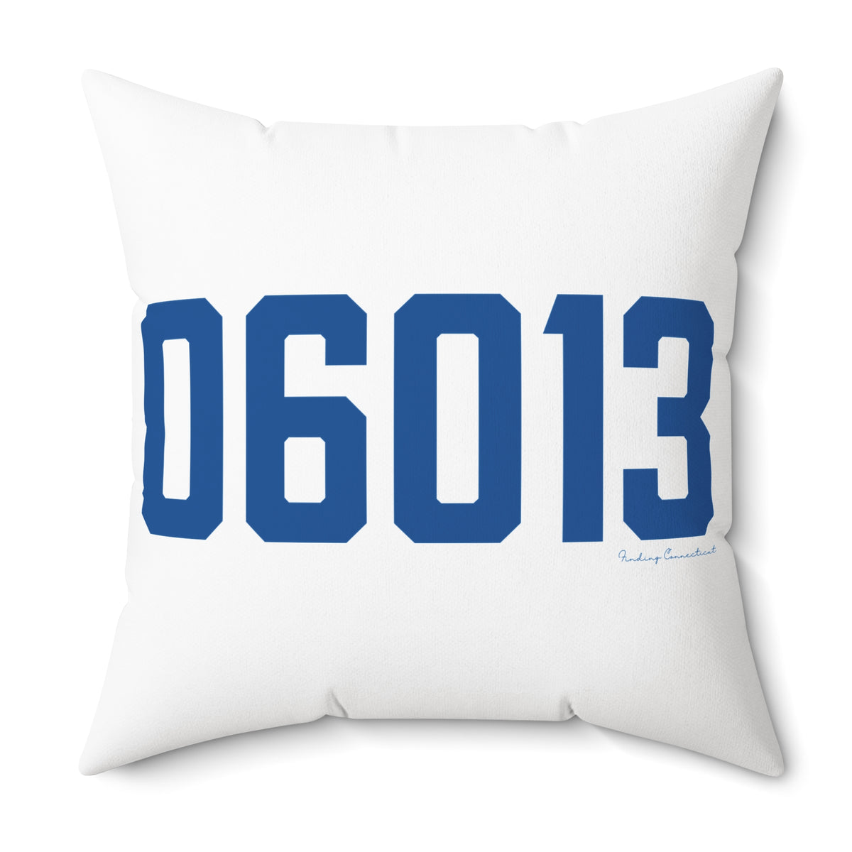 06013 Burlington Connecticut Zip Code Polyester Square Pillow