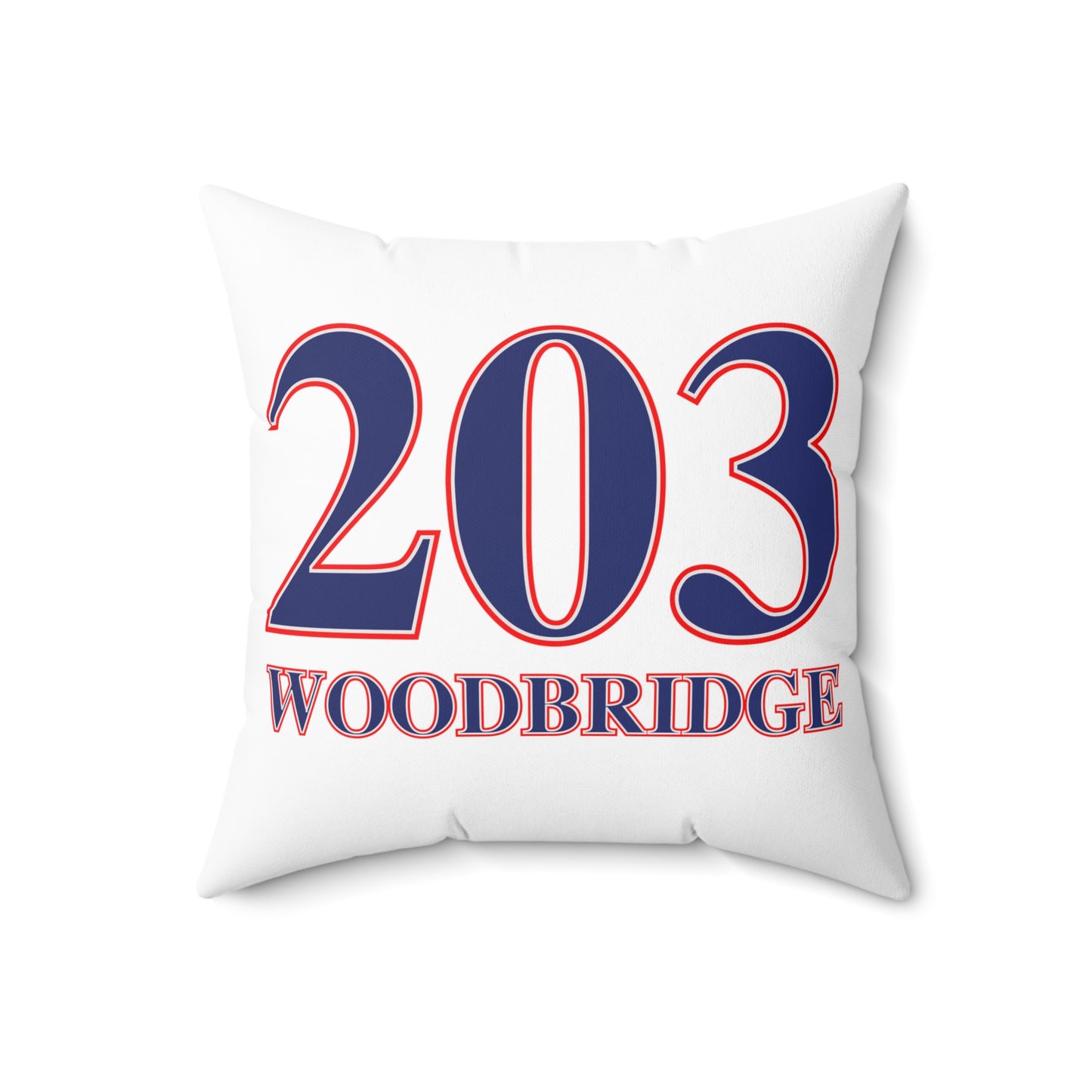 203 Woodbridge Red White & Blue Spun Polyester Square Pillow