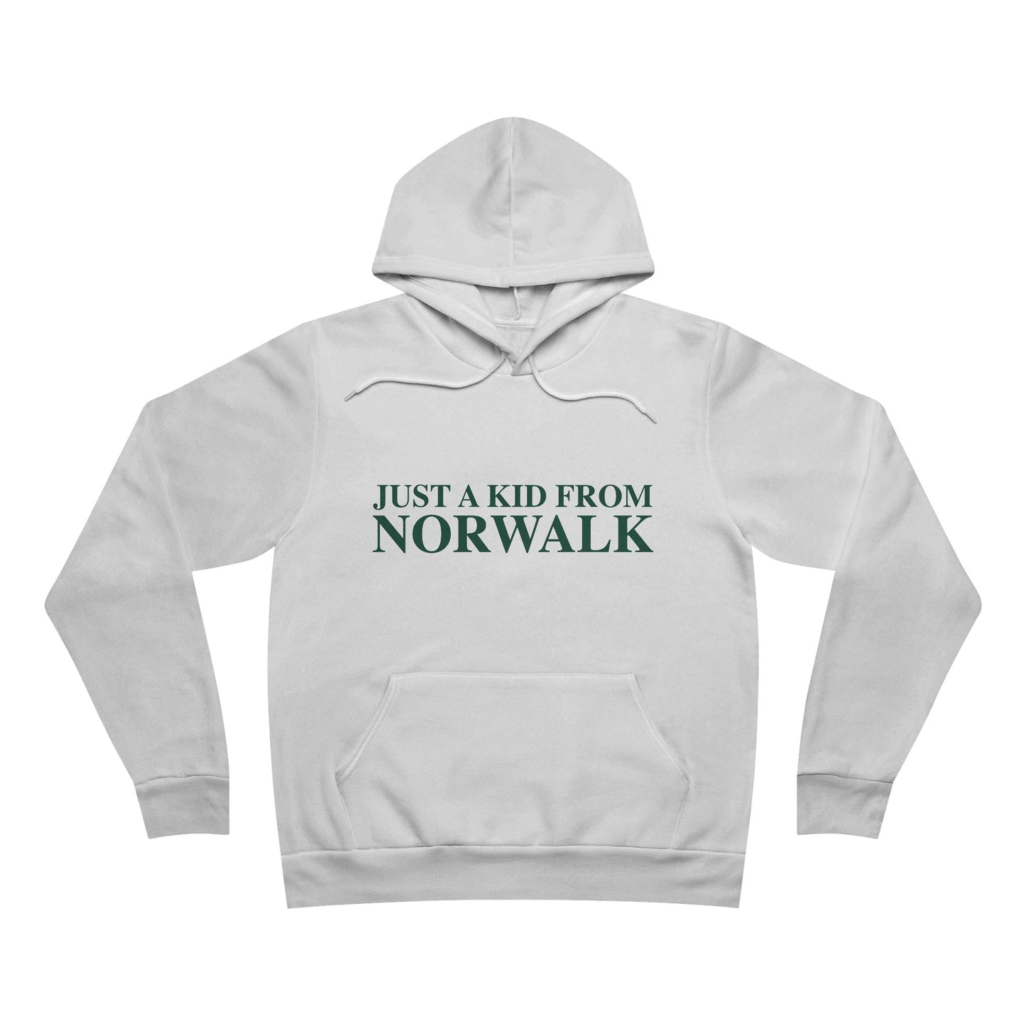 Just a kid from Norwalk Unisex Sponge Fleece Pullover Hoodie