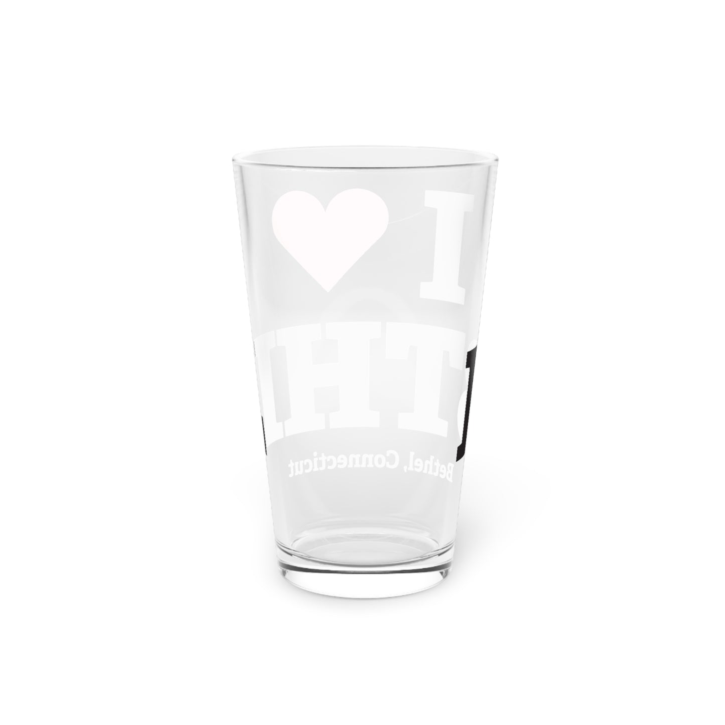 I Heart BTHL Pint Glass, 16oz