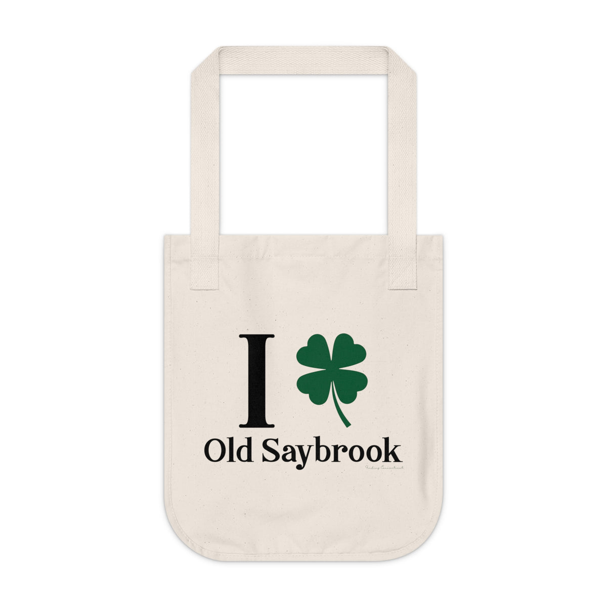 I Clover Old Saybrook Organic Canvas Tote Bag
