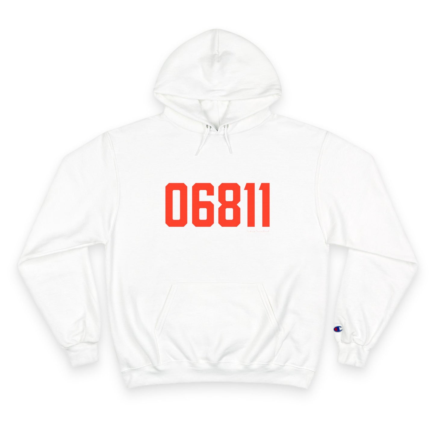 06811 Danbury Connecticut Zip Code Champion Hoodie Sweatshirt