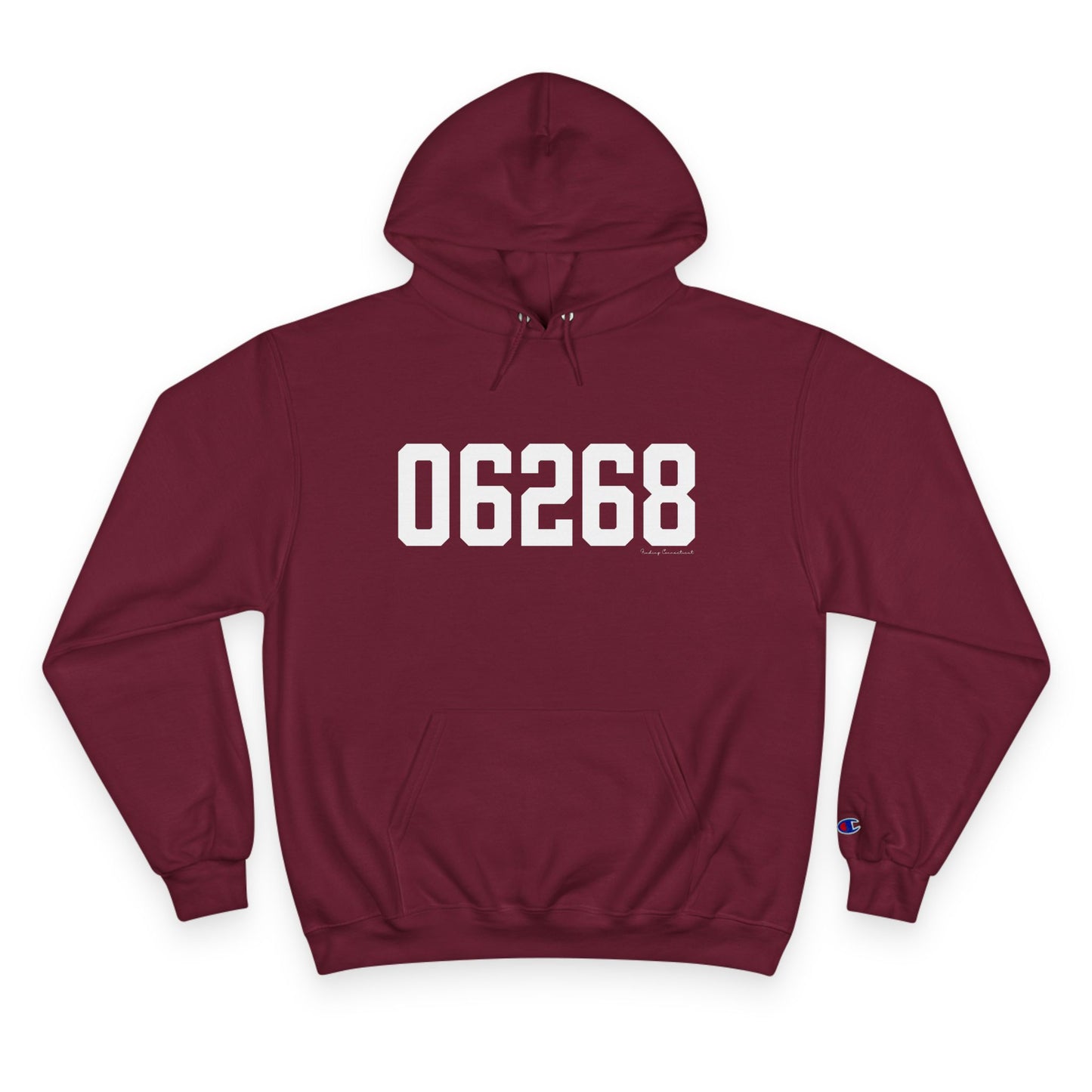 06268 - Mansfield Connecticut Zip Code Champion Hoodie