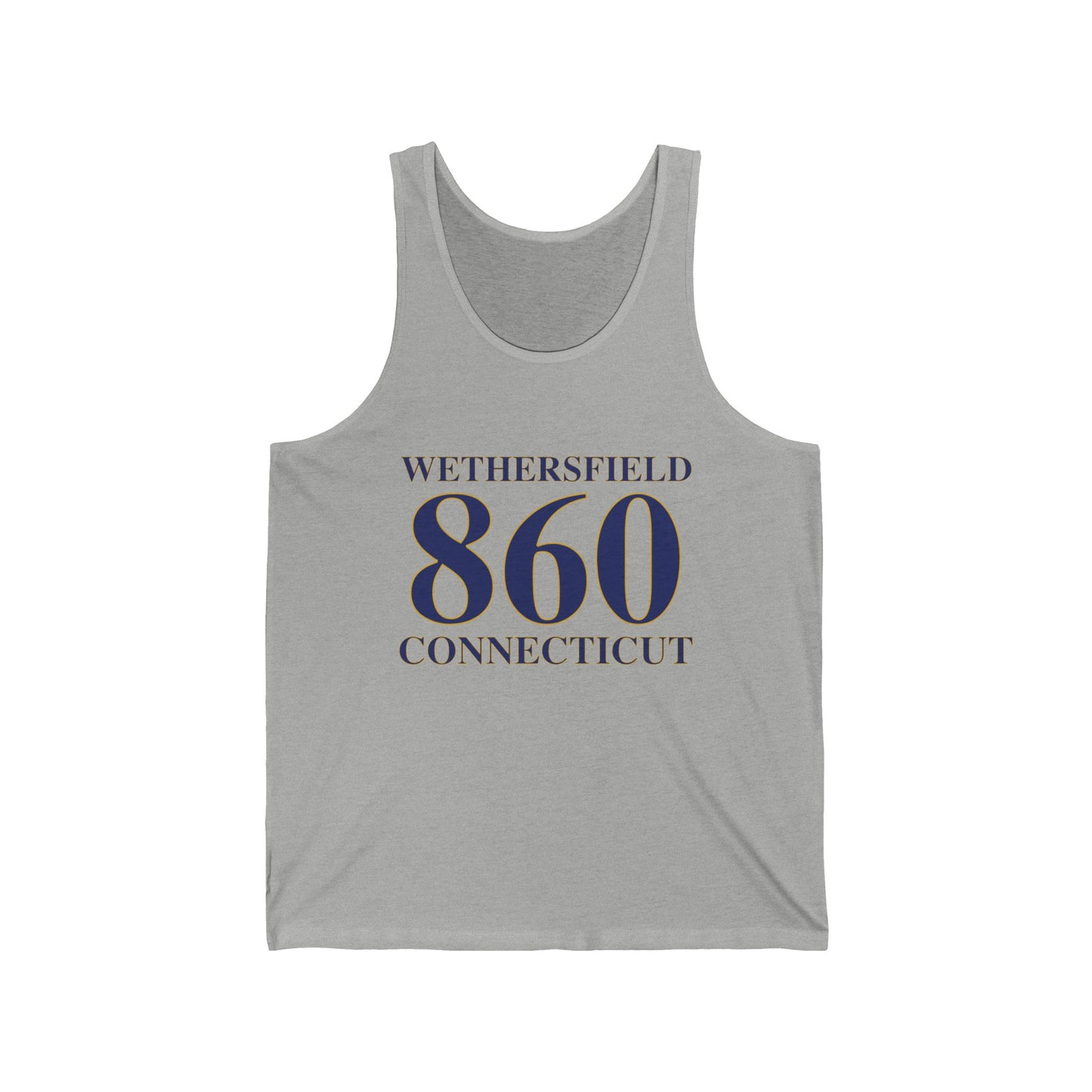 Wethersfield 860 Connecticut Unisex Jersey Tank