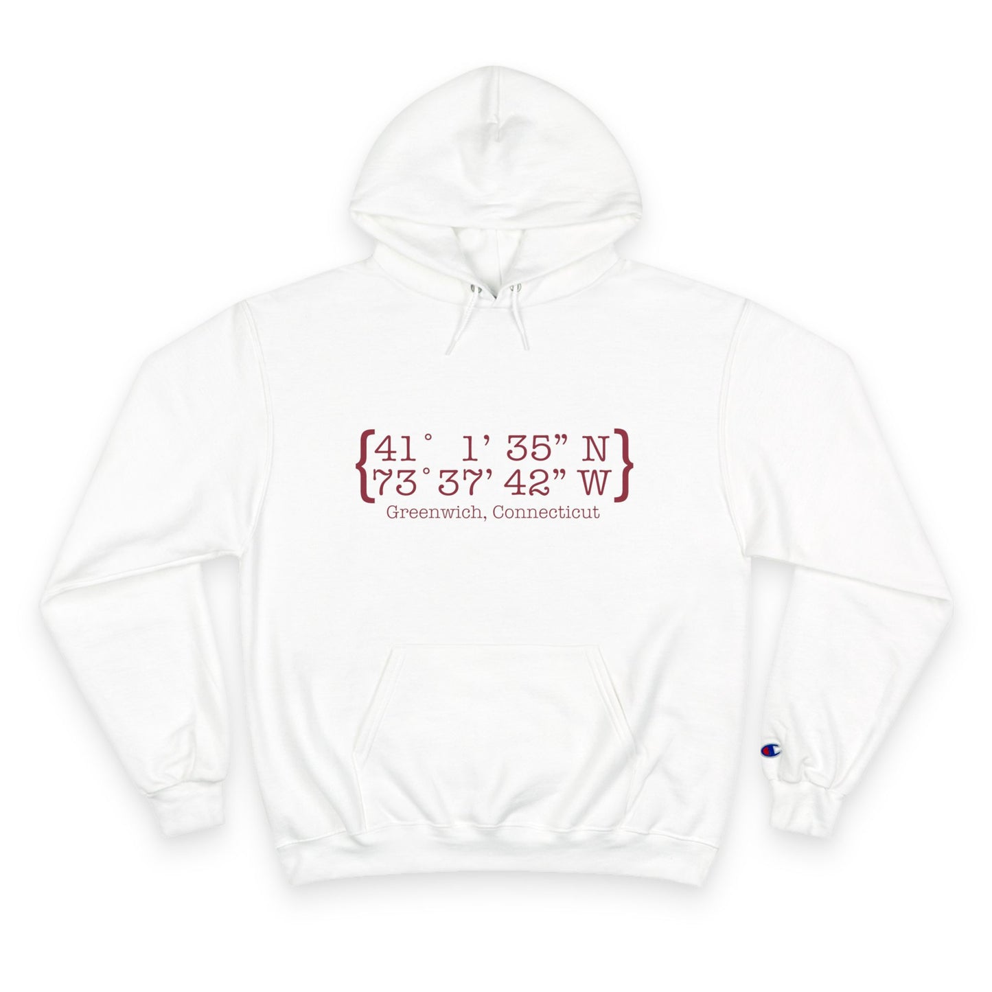 Greenwich Coordinates Champion Hoodie