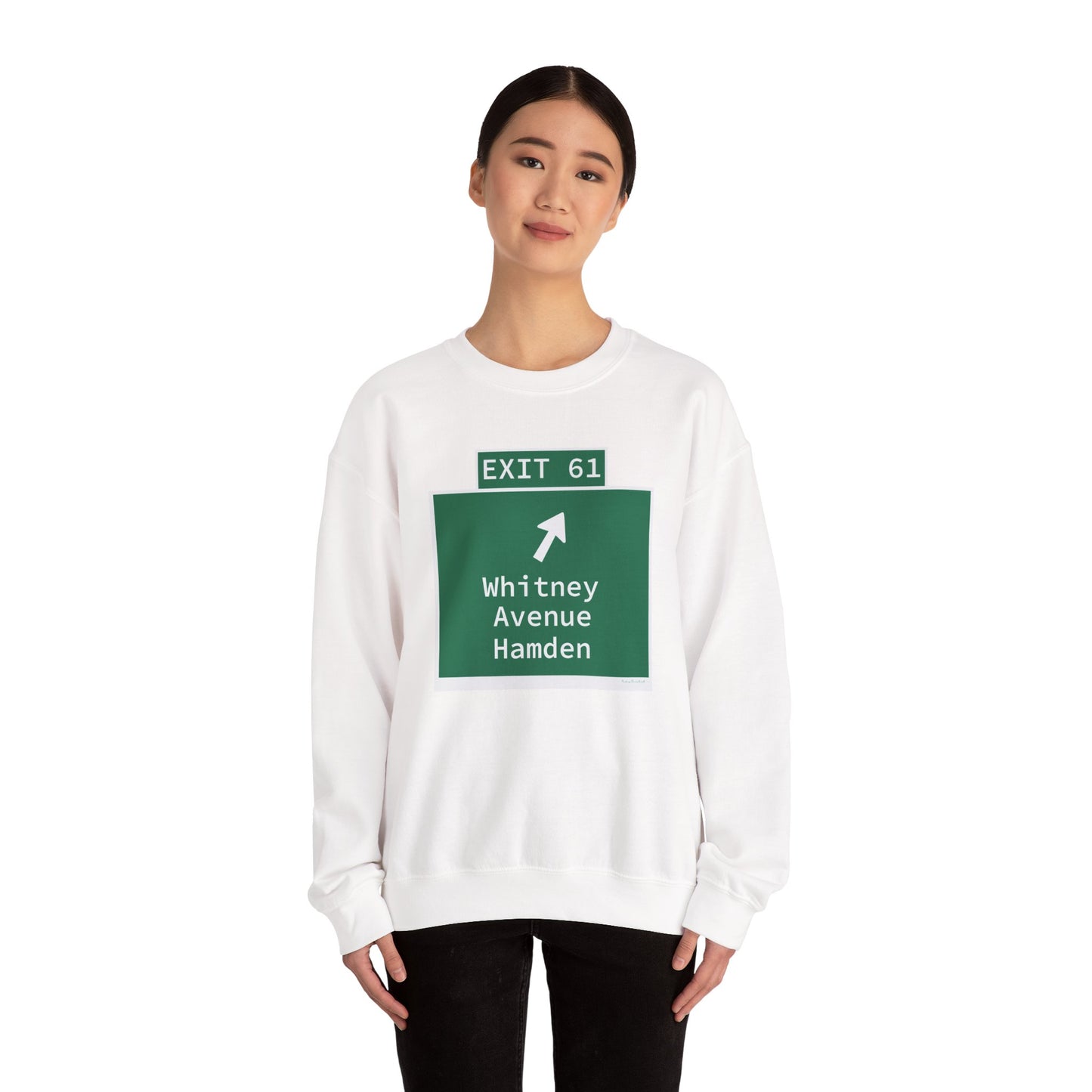 Vintage WCP Exit 61 Sign Unisex Heavy Blend™ Crewneck Sweatshirt