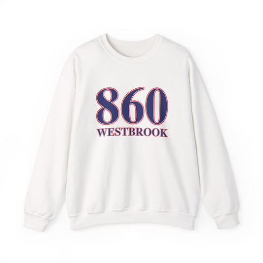 860 Westbrook Red White & Blue Unisex Heavy Blend™ Crewneck Sweatshirt