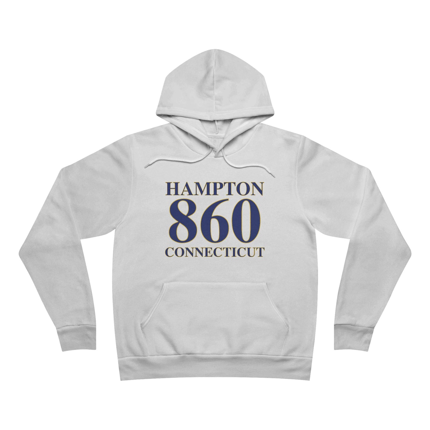 Hampton 860 Connecticut Unisex Sponge Fleece Pullover Hoodie
