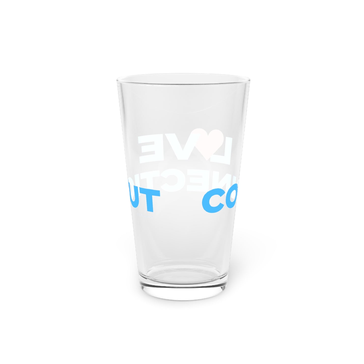 Love Connecticut Pint Glass, 16oz