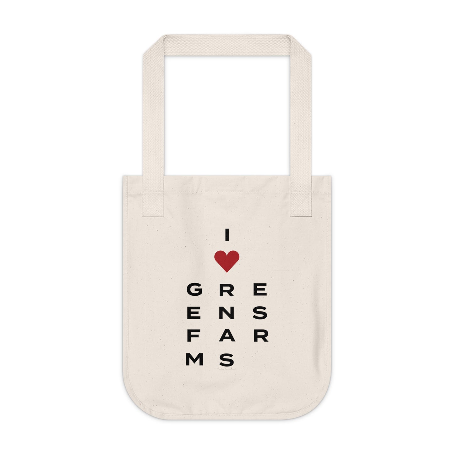 Greens Farms Vision Organic Canvas Tote Bag