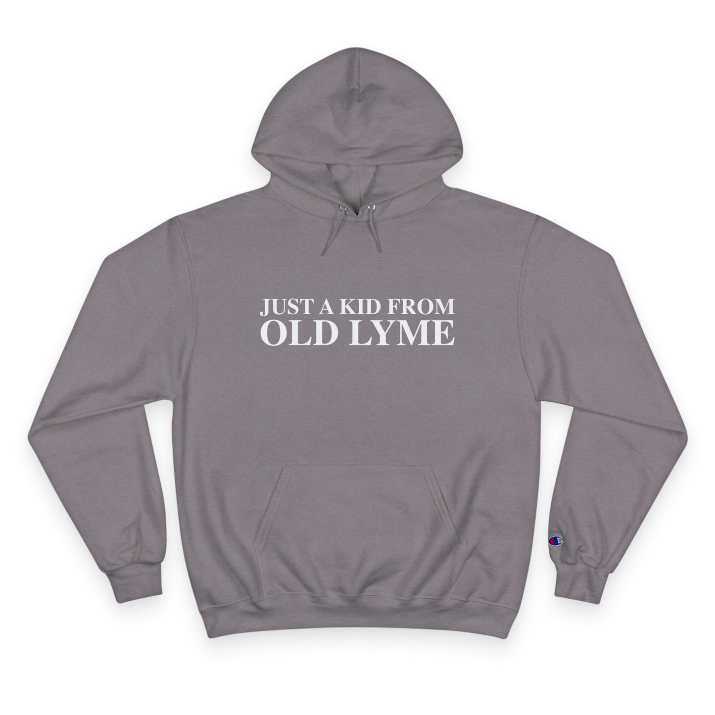 Just a kid from Old Lyme Champion Hoodie