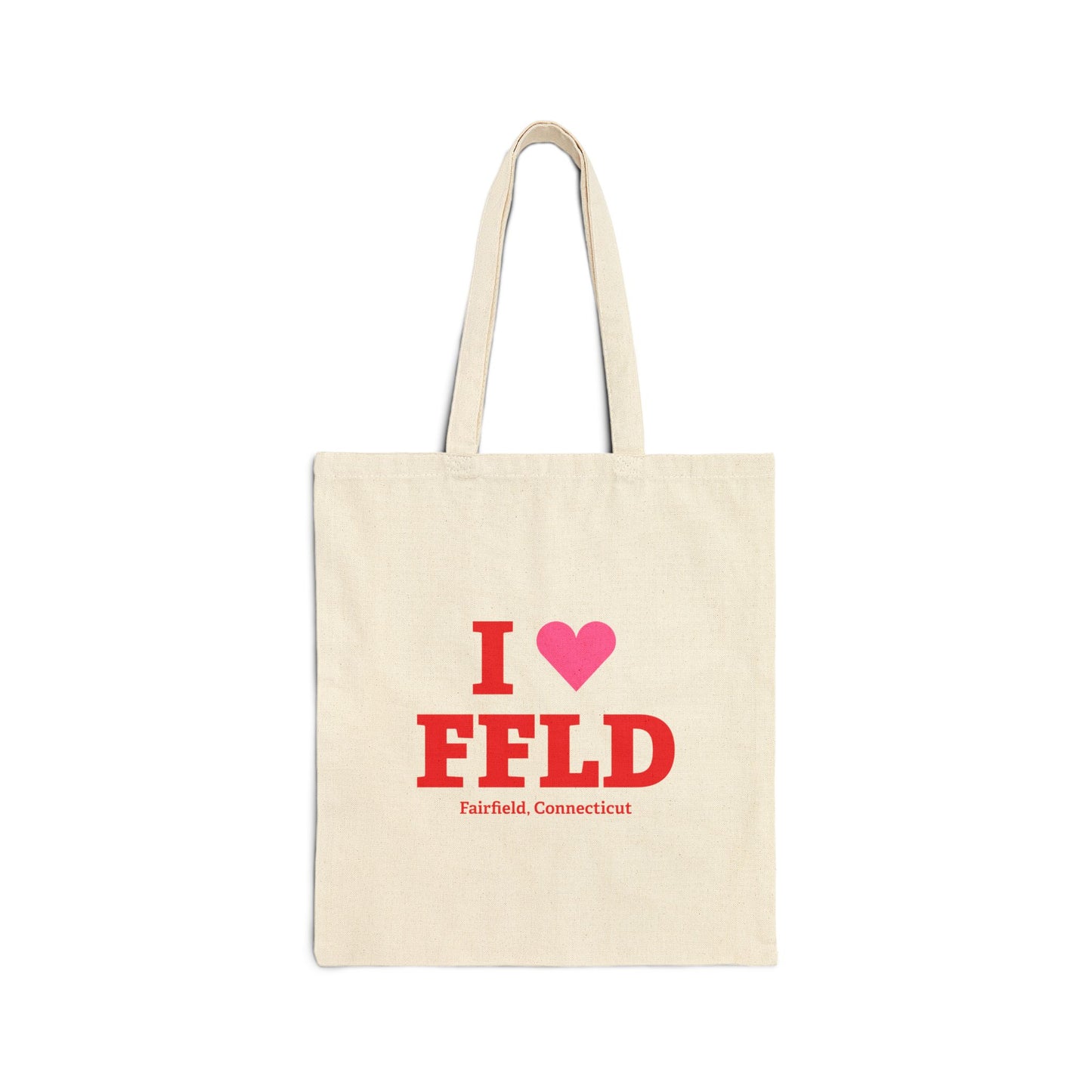 I Heart FFLD Cotton Canvas Tote Bag