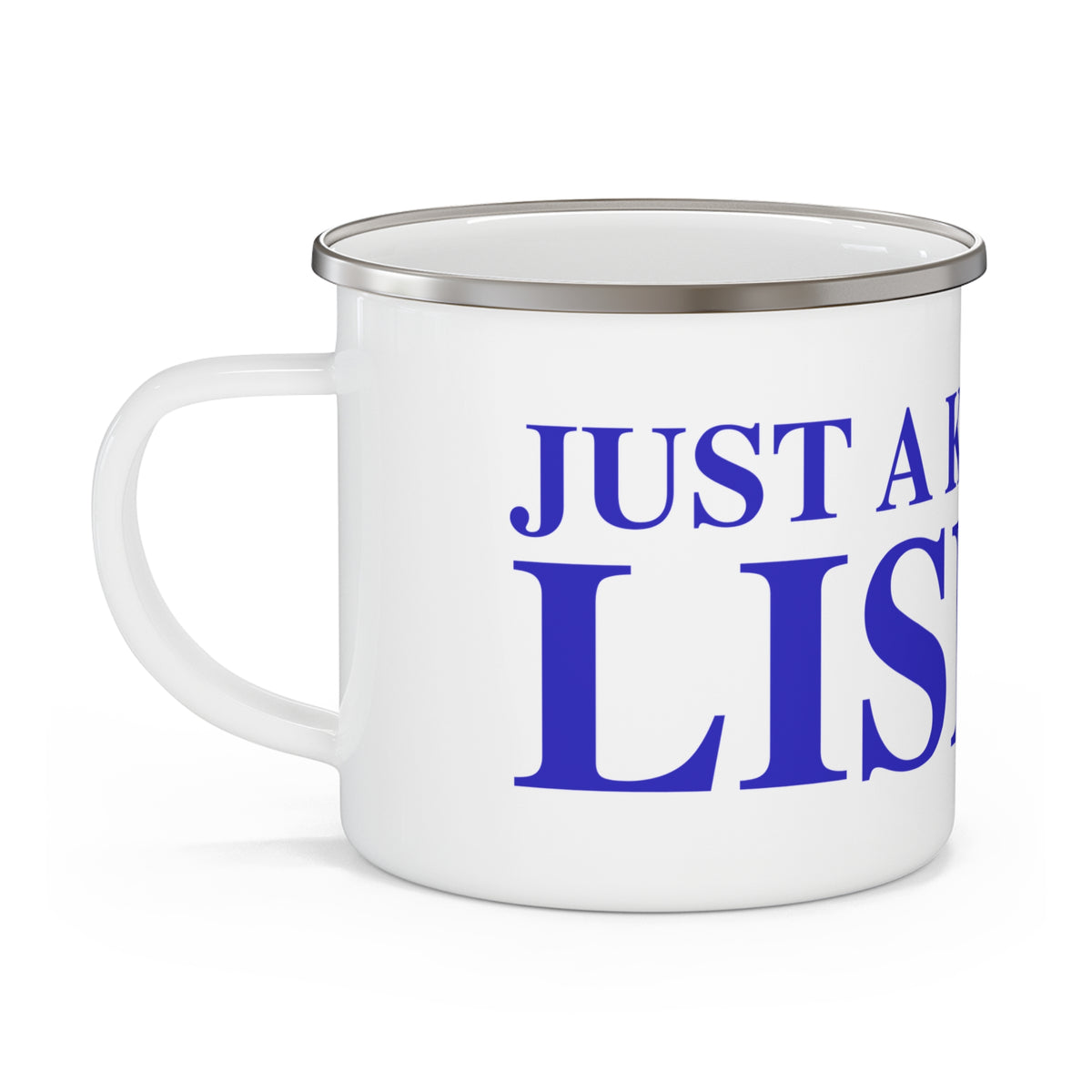Just a kid from Lisbon Enamel Camping Mug