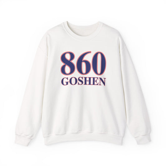 860 Goshen Red White & Blue Unisex Heavy Blend™ Crewneck Sweatshirt